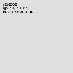 #E0E0DE - Periglacial Blue Color Image